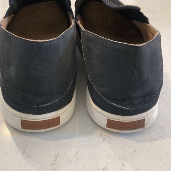 Oklukai Pehuela Li Drop Heel Black Mesh Breathable Slip On Slides Size 8 - Picture 4 of 9